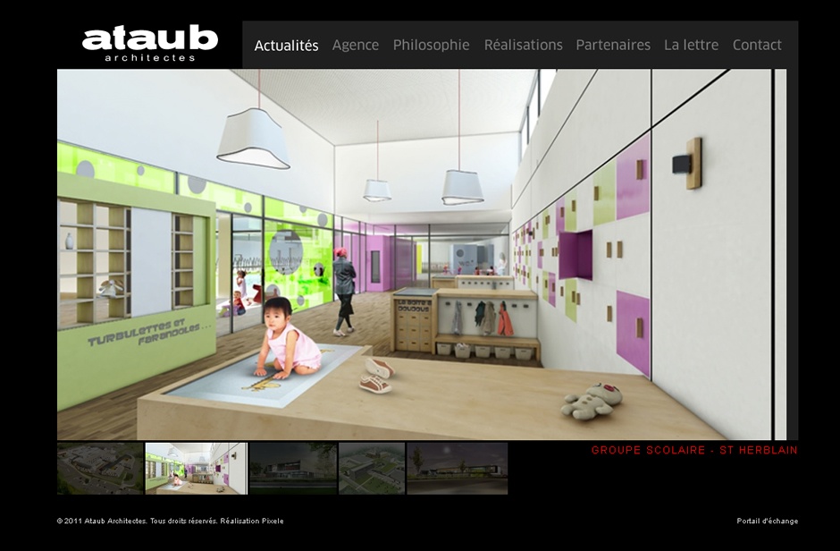 Création du site internet Ataub Architectes