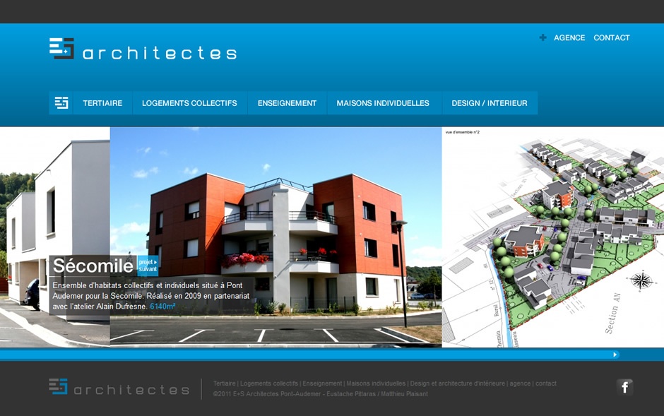 Création du site internet ES Architectes