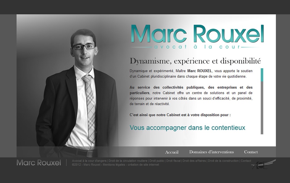 Création du site internet Marc Rouxel Avocat