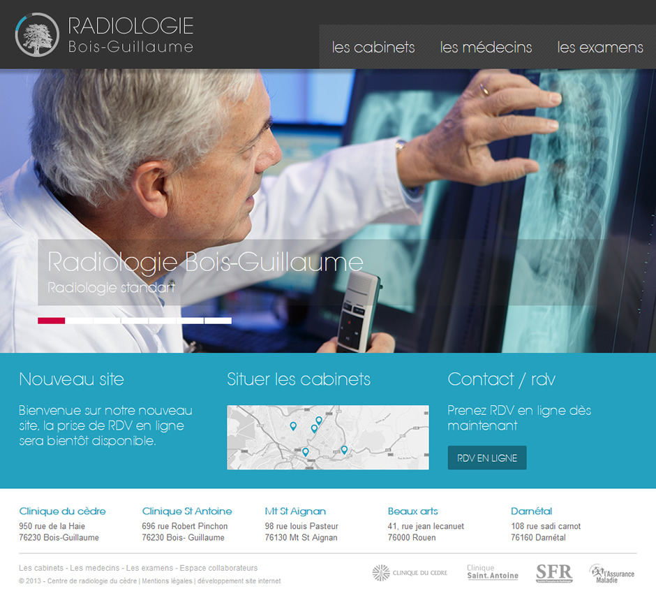 Création du site internet Radiologie du Cèdres